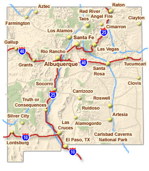 Request free travel planners for New Mexico vacation planning.