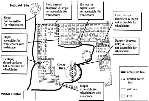 Aztec Ruins National Monument, New Mexico Map