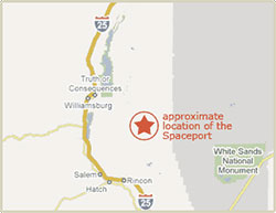 Spaceport America Map