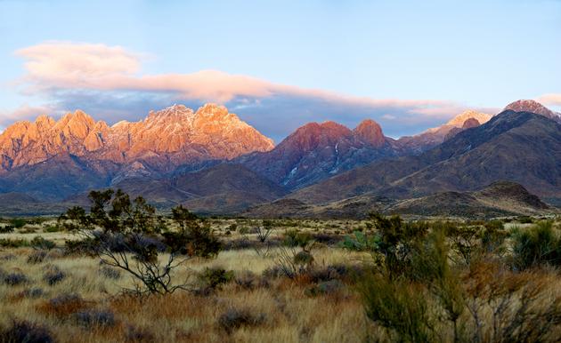 Organ Mountains at Sunset - Las Cruces